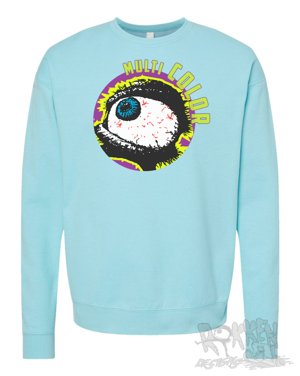 Multi/Single Color Crewneck Sweatshirts