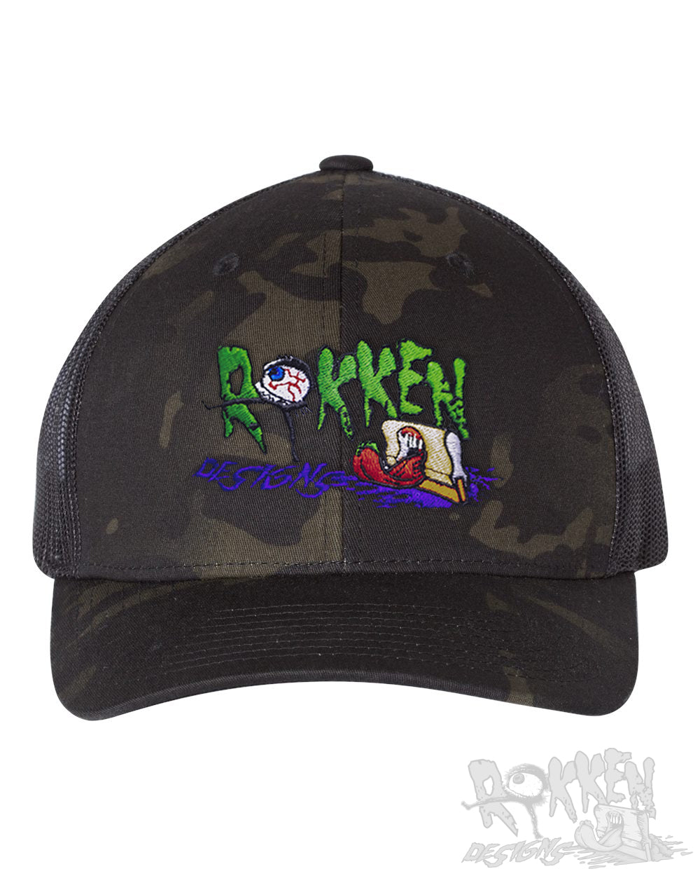 Multi Color Retro Trucker Snapback