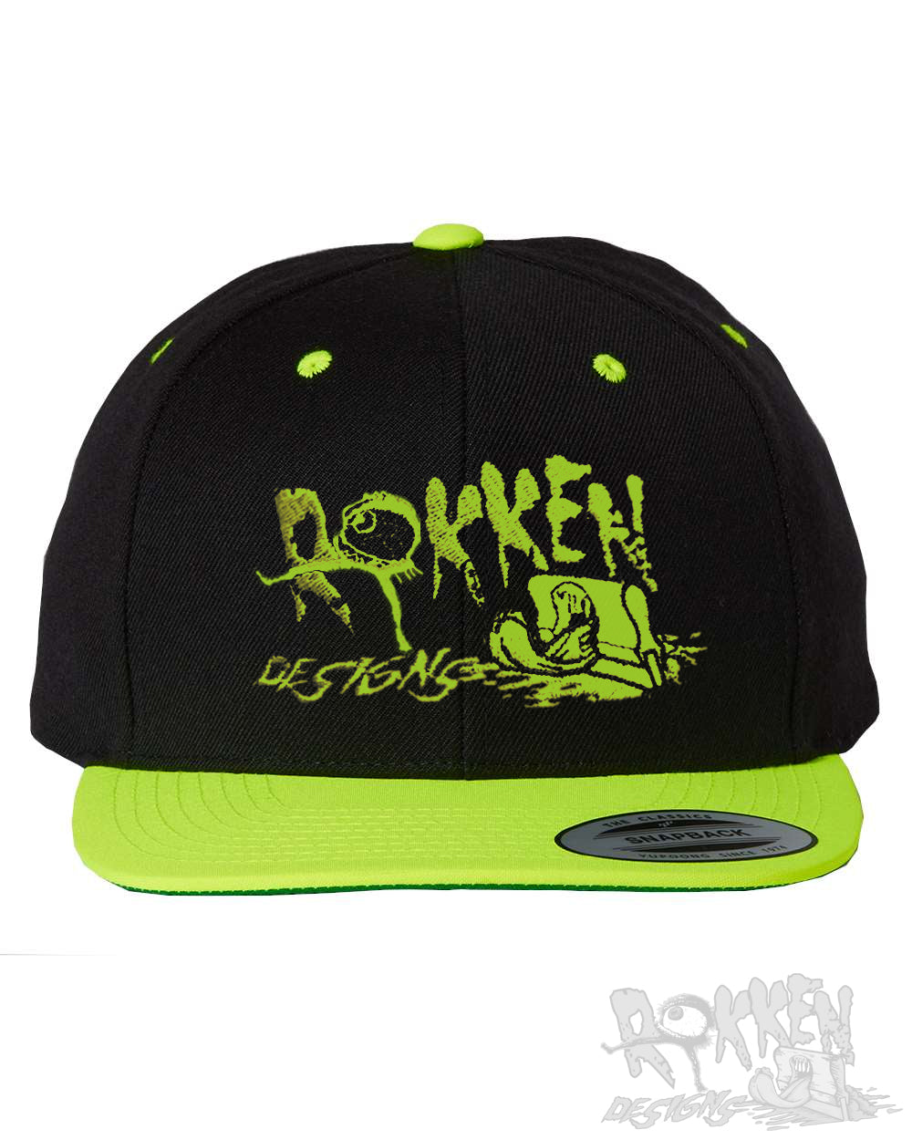 Single Color Premium Flat Bill 2-Tone Snapback
