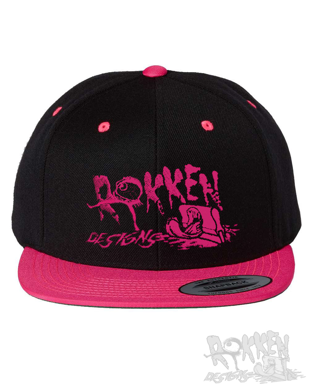 Single Color Premium Flat Bill 2-Tone Snapback