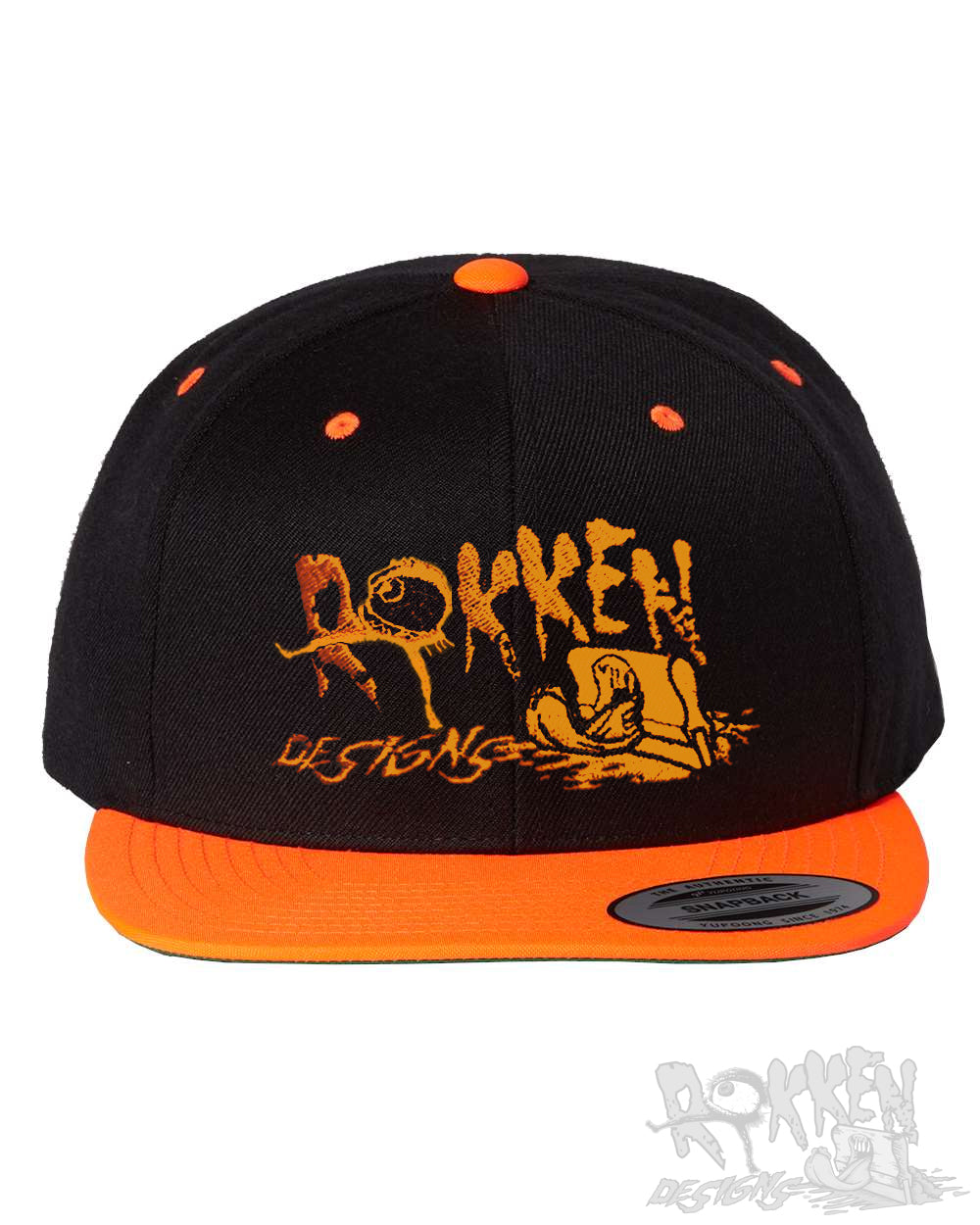 Single Color Premium Flat Bill 2-Tone Snapback