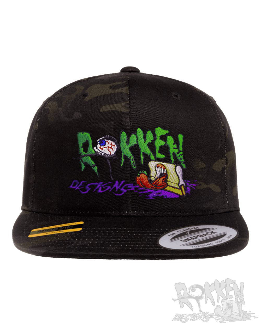 Multi Color Premium Flat Bill Snapback