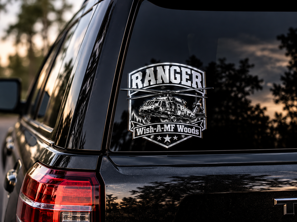 MFWOODS Ranger UV DTF Sticker